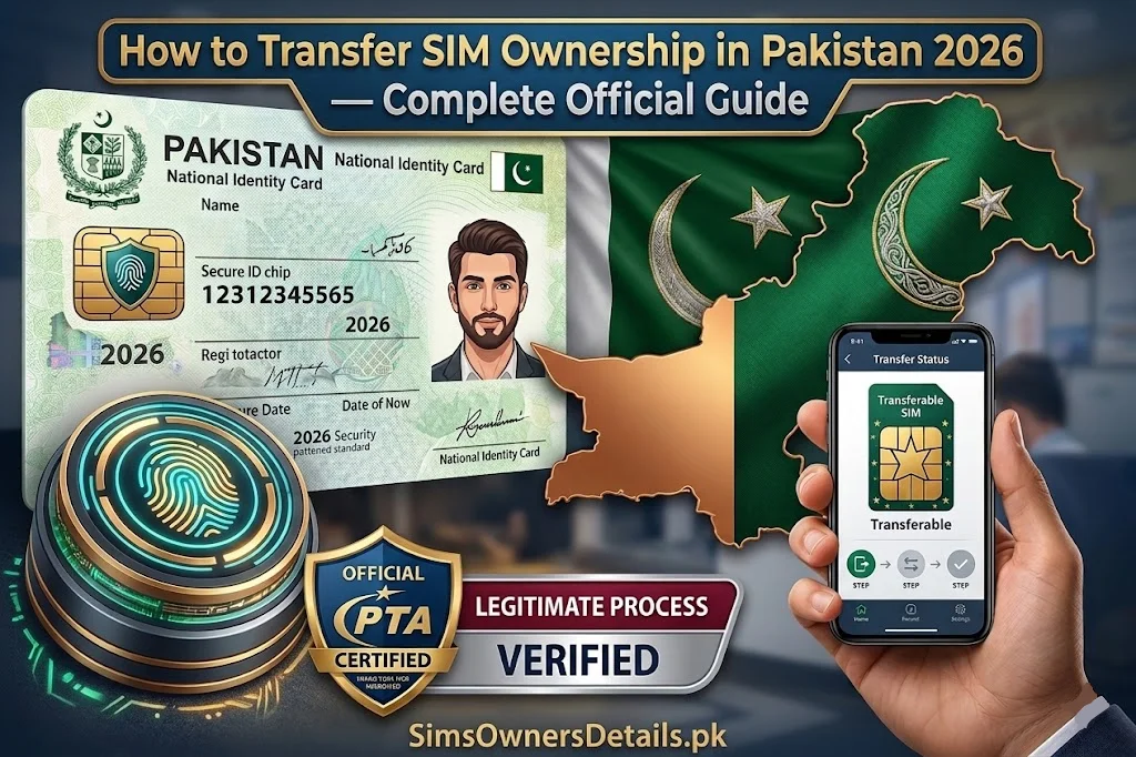 How to Transfer SIM Ownership in Pakistan 2026 — Complete Official Guide