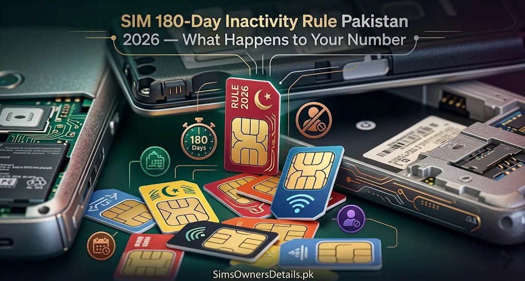 SIM 180-Day Inactivity Rule Pakistan 2026 — What Happens to Your Number