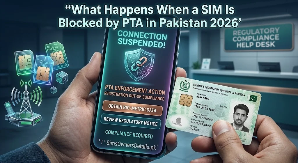 What Happens When a SIM Is Blocked by PTA in Pakistan 2026